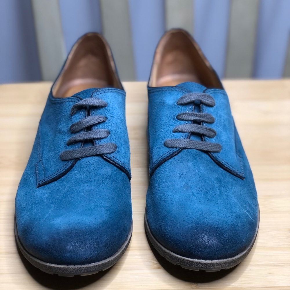 Naya Timber Oxfords Teal